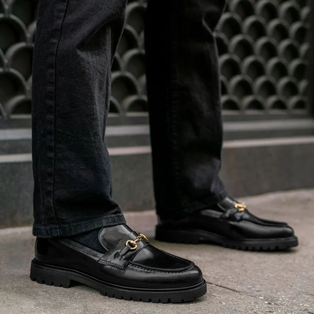 Penny | Black & Gold