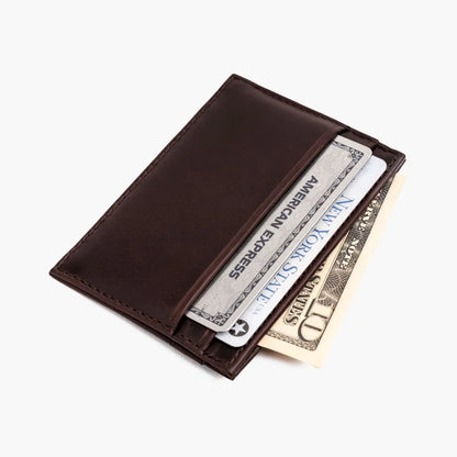 Leather Card Holder | Brown