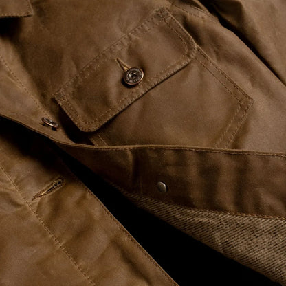 Waxed Canvas Field Jacket | Coyote