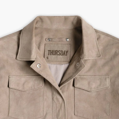 Dakota Shirt Jacket | Taupe