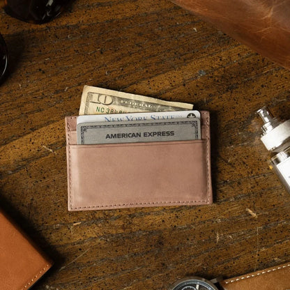 Leather Card Holder | Natural Vachetta