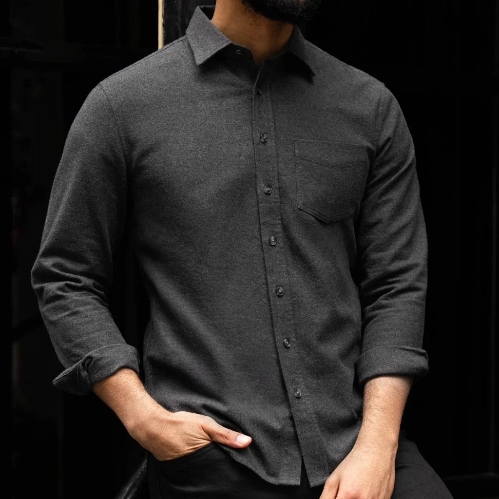 Solid Shirt | Heather Grey