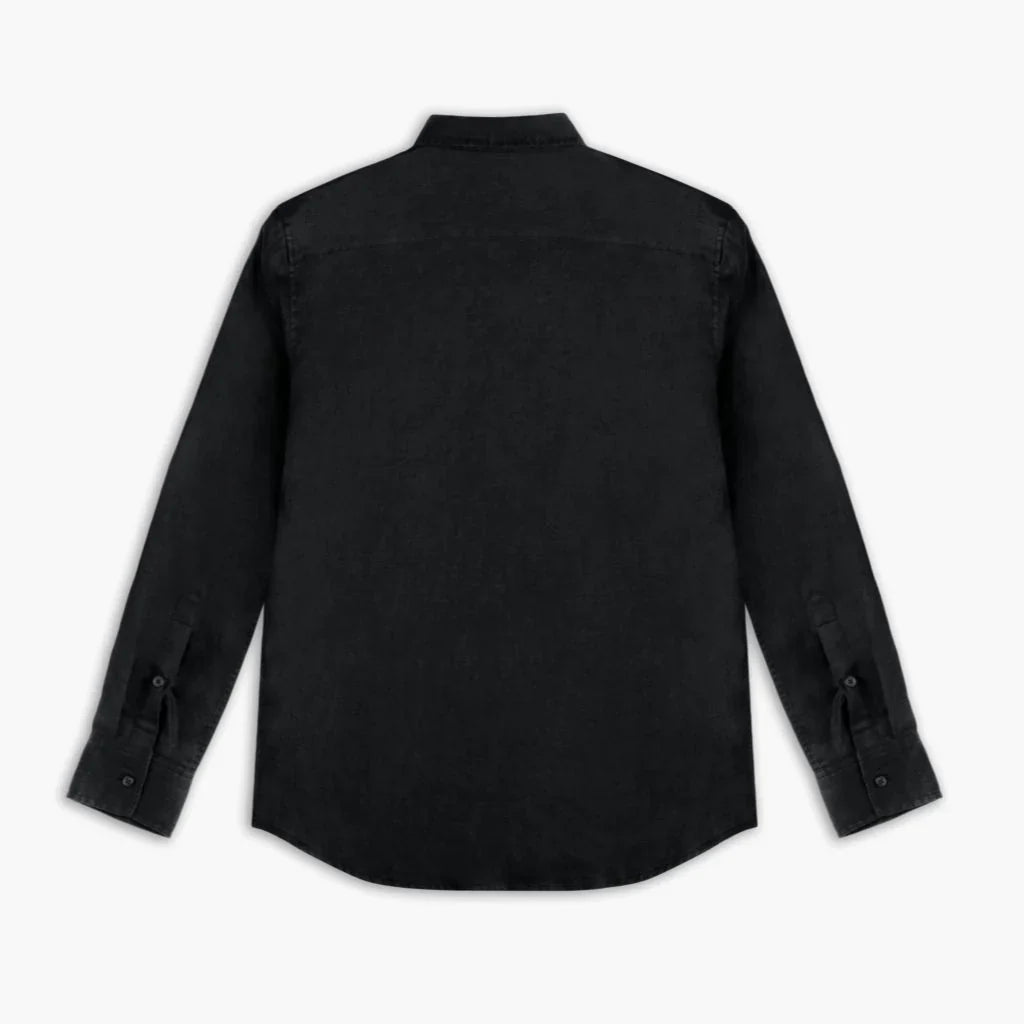 Linen Shirt | Black